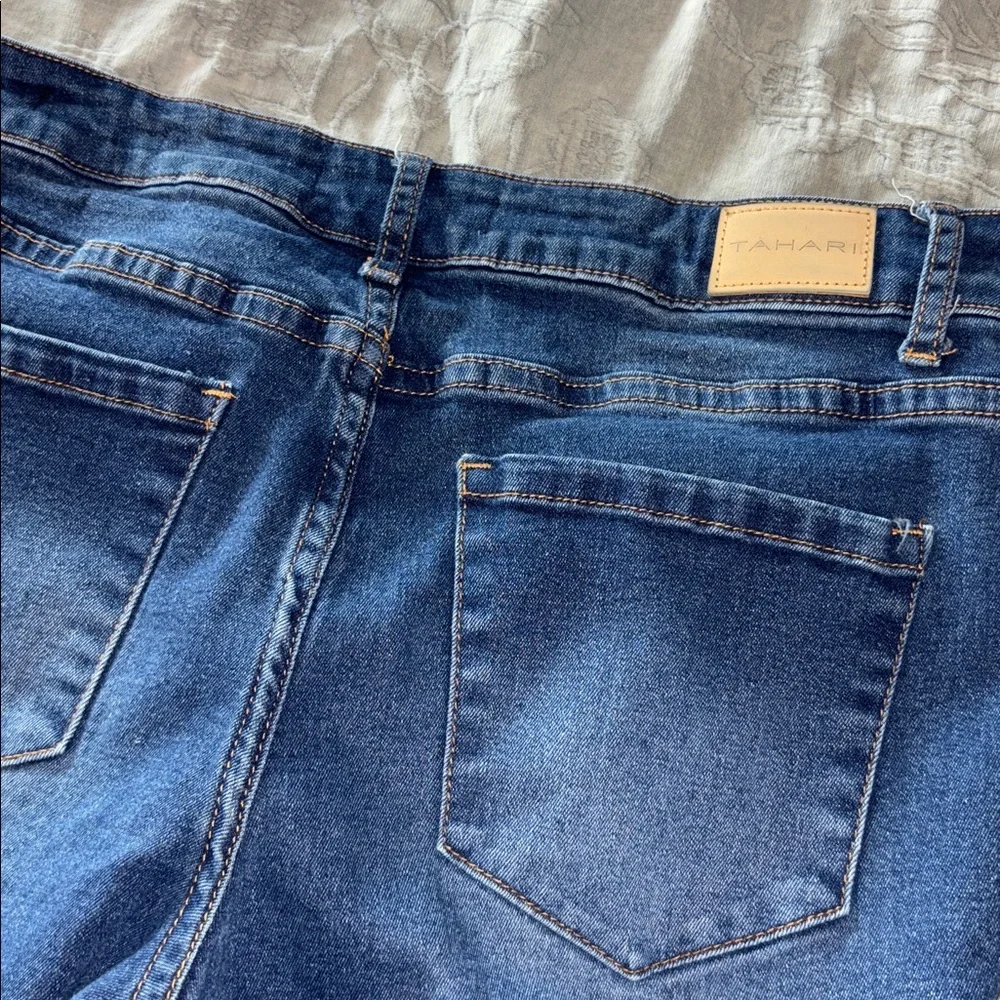 WOMENS SIZE 10P | Tahari Kelly Mid-Rise Skinny Denim Jeans - Picture 7 of 7